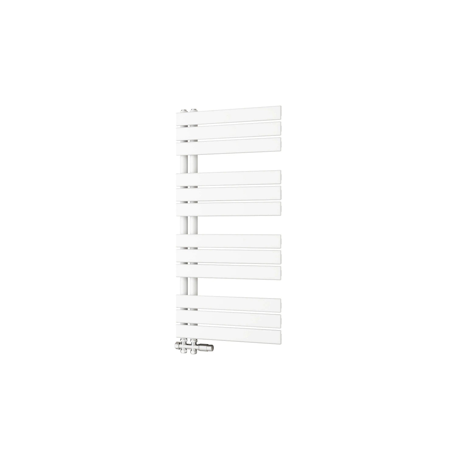 Duschparadies Badheizkörper Handtuchtrockner für Badezimmer 1042x500mm 640W Seitenanschluss Weiß