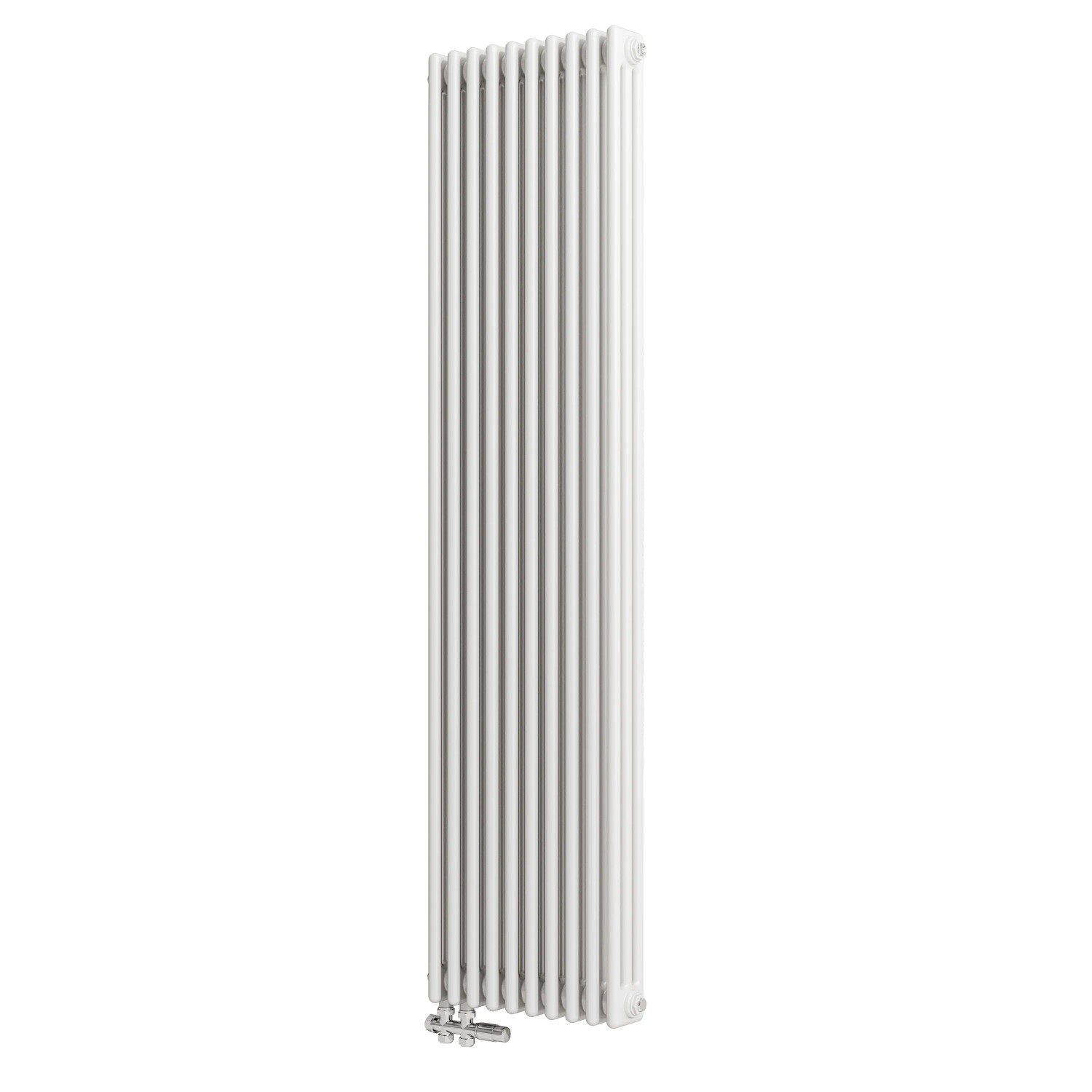 Duschparadies Traditioneller Heizkörper 1800 x 470 mm 1945W Dreilagig Gusseisenstil Weiß