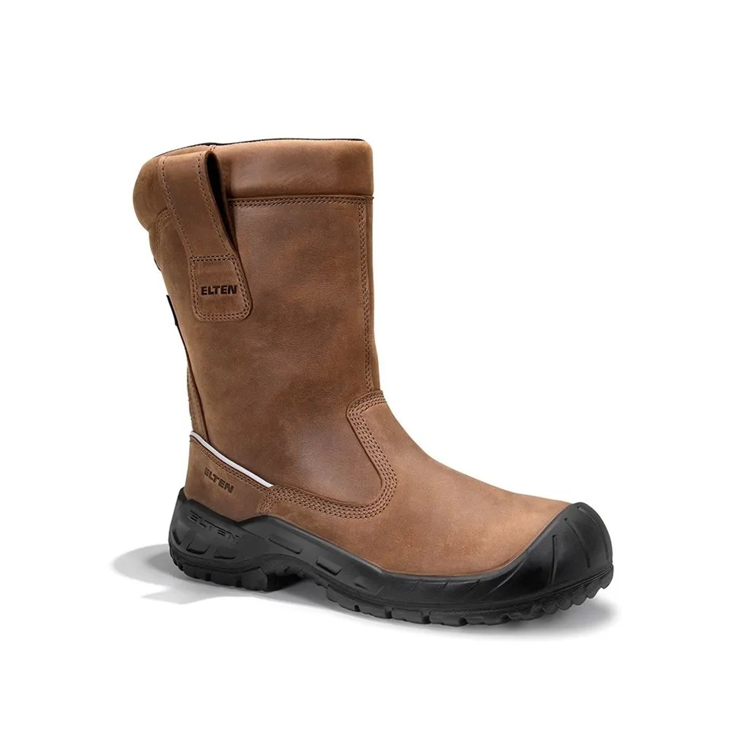 ELTEN Sicherheitsschlupfstiefel Form C GAVIN GTX BROWN High ESD S3S WR Größe 37