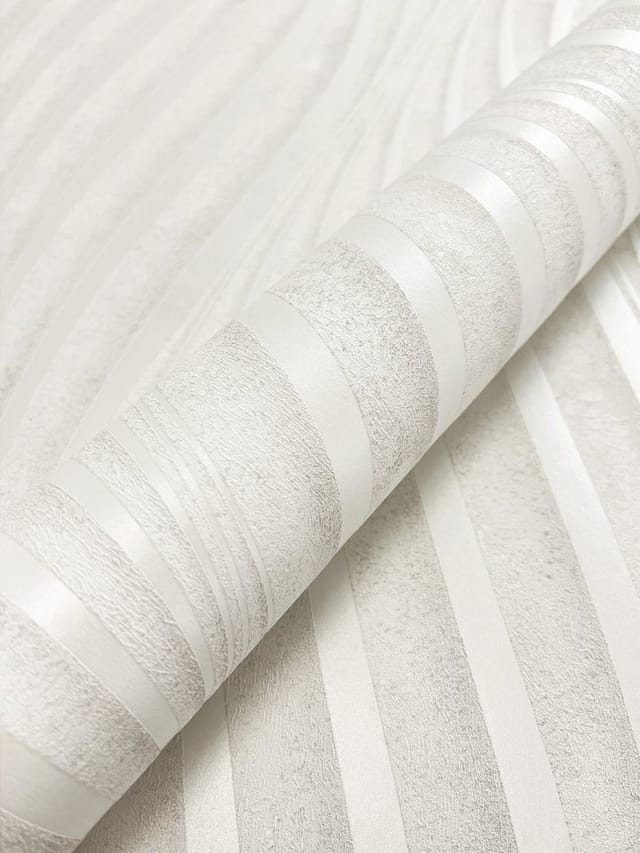 Newroom Vliestapete Armani White Wellen Modern FSC®