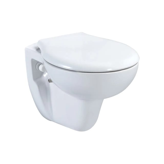 Belvit Wand-WC Dusch-WC Tiefspüler Taharet Bidet mit Softclose Deckel Weiß