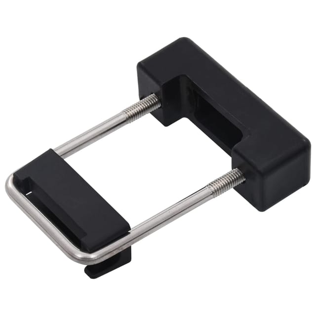 vidaXL U-Bügel mit Kunststoff für Zaunpfosten 25 Stk 60 x 40 mm 144505