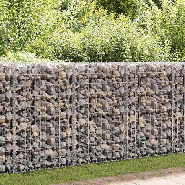vidaXL Gabionen-Spiralen 24 Stk Verzinkter Stahl 100 cm 145627