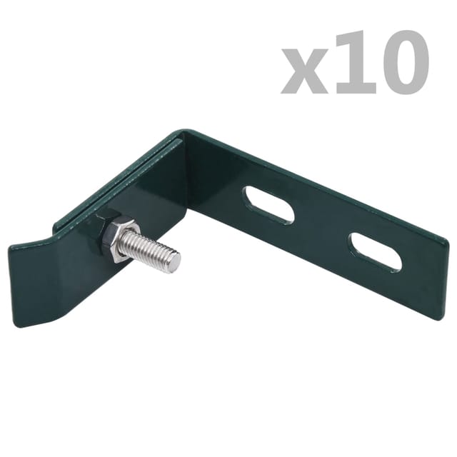 vidaXL Wand-Eckverbinder 10 Stk Grün 144502