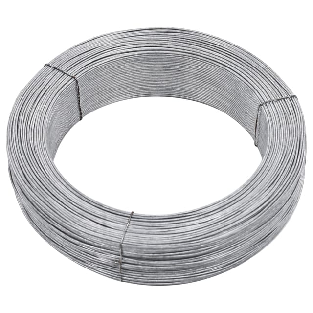 vidaXL Zaun-Bindedraht 250 m 3,8 mm Stahl 144485