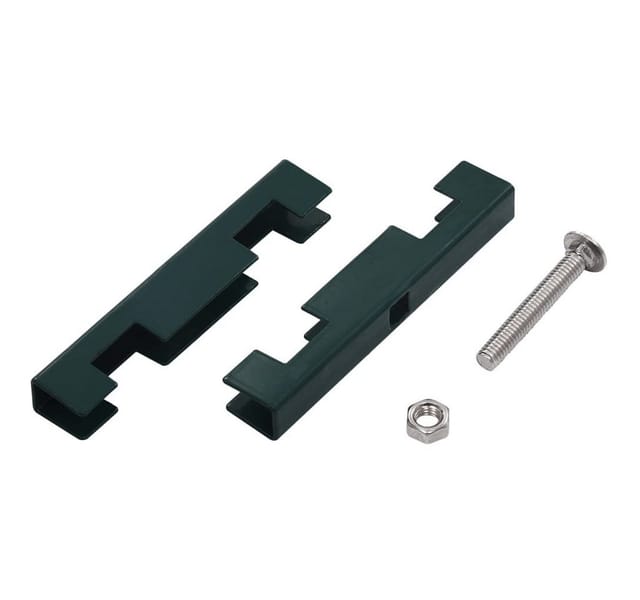 vidaXL U-Mattenverbinder 10 Stk Grün 144496