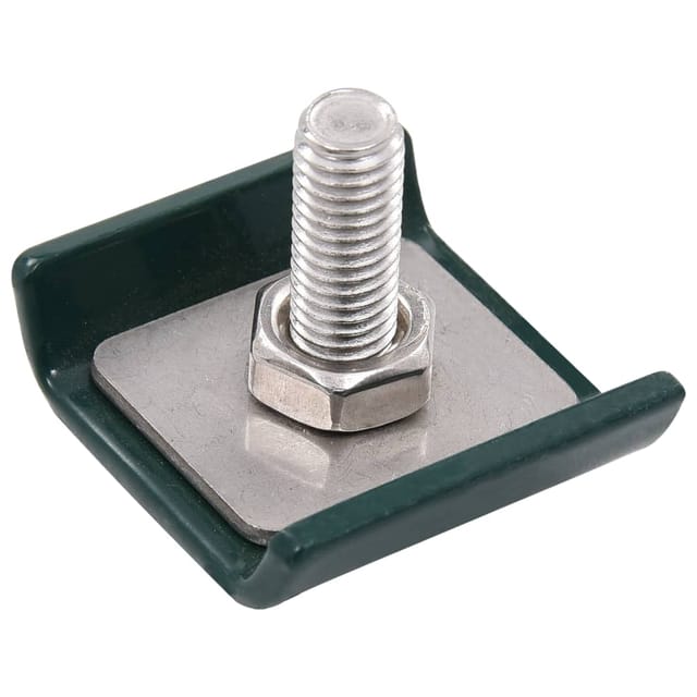 vidaXL Gittermattenverbinder 25 Stk Grün 144499