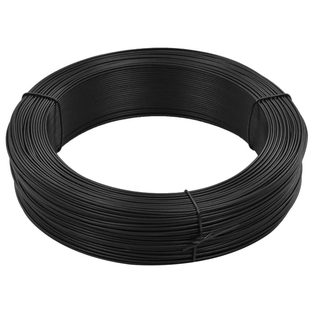 vidaXL Zaun-Bindedraht 250 m 2,3/3,8 mm Stahl Anthrazit 144481