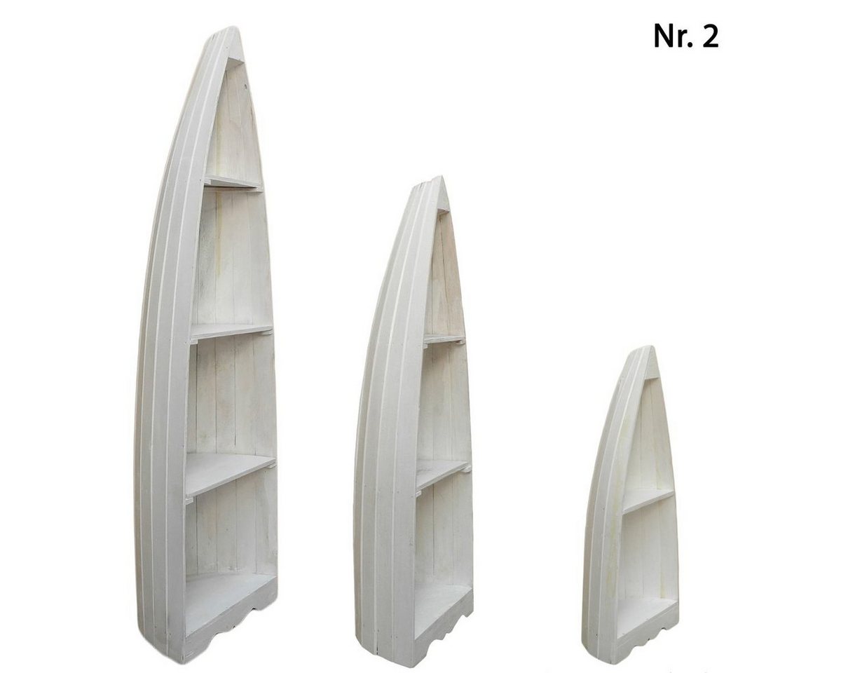 Oriental Galerie Standregal Bootsregal klein Nr 2 - weiß