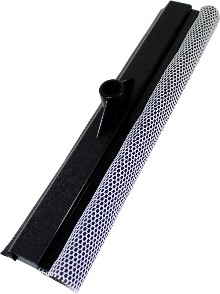vom Pullach Hof Teleskopstiel Fensterwischer 37 cm mit Netzüberzug für Teleskopstange, Mit Abziehlippe, ideal für hartnäckigen Schmutz Bild 2