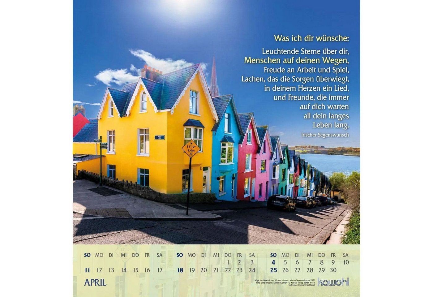 Wandkalender Möge der Wind dir den Rücken stärken 2027 Bild 3