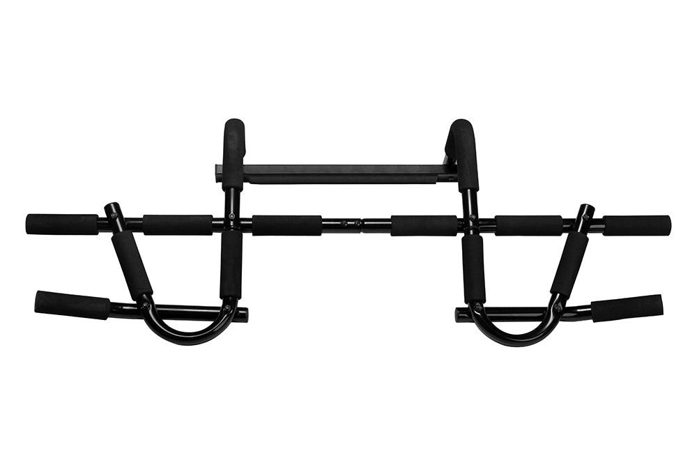 VirtuFit Klimmzugstange VirtuFit Pull Up Bar Deluxe Klimmzugstange für Türrahmen Schwarz