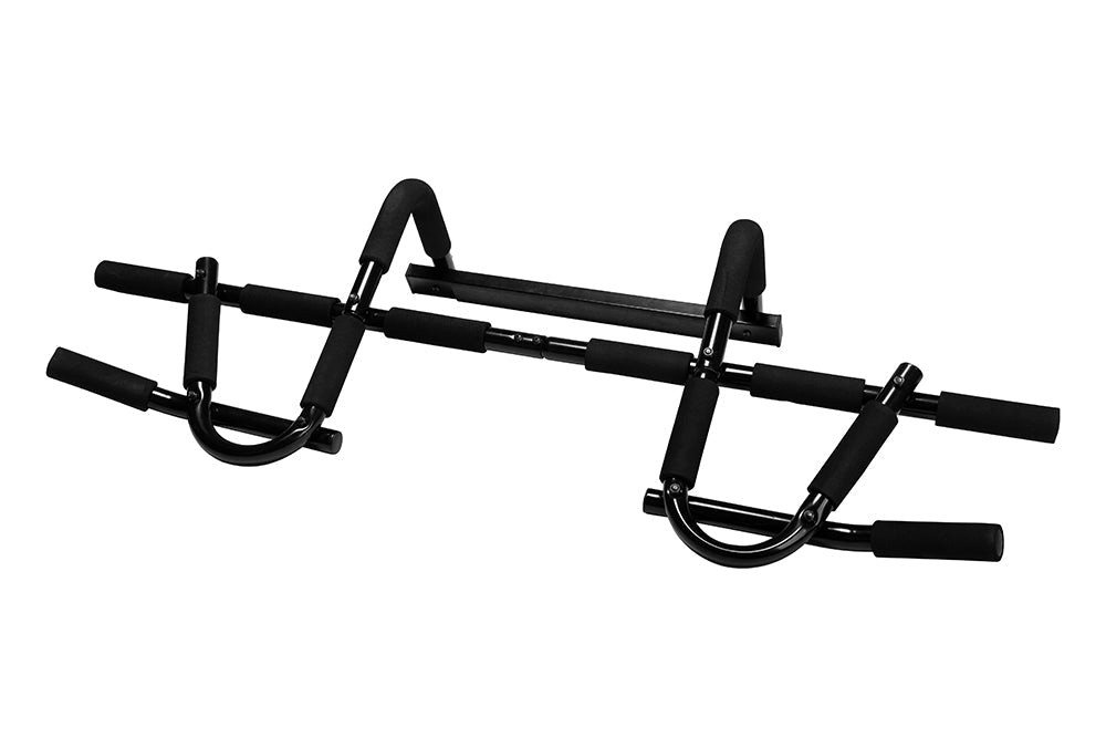 VirtuFit Klimmzugstange VirtuFit Pull Up Bar Deluxe Klimmzugstange für Türrahmen Schwarz Bild 3
