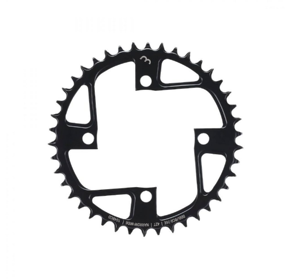 BBB Kettenschaltung BBB Kettenblatt E-bike Gear 42T/104NarrowWide Schwarz