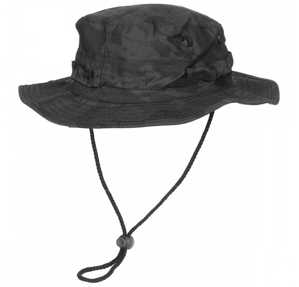 MFH Outdoorhut US GI Buschhut, Kinnband, Rip Stop, GI Boonie,night camo - L (Packung) umlaufende Schlaufen Bild 2