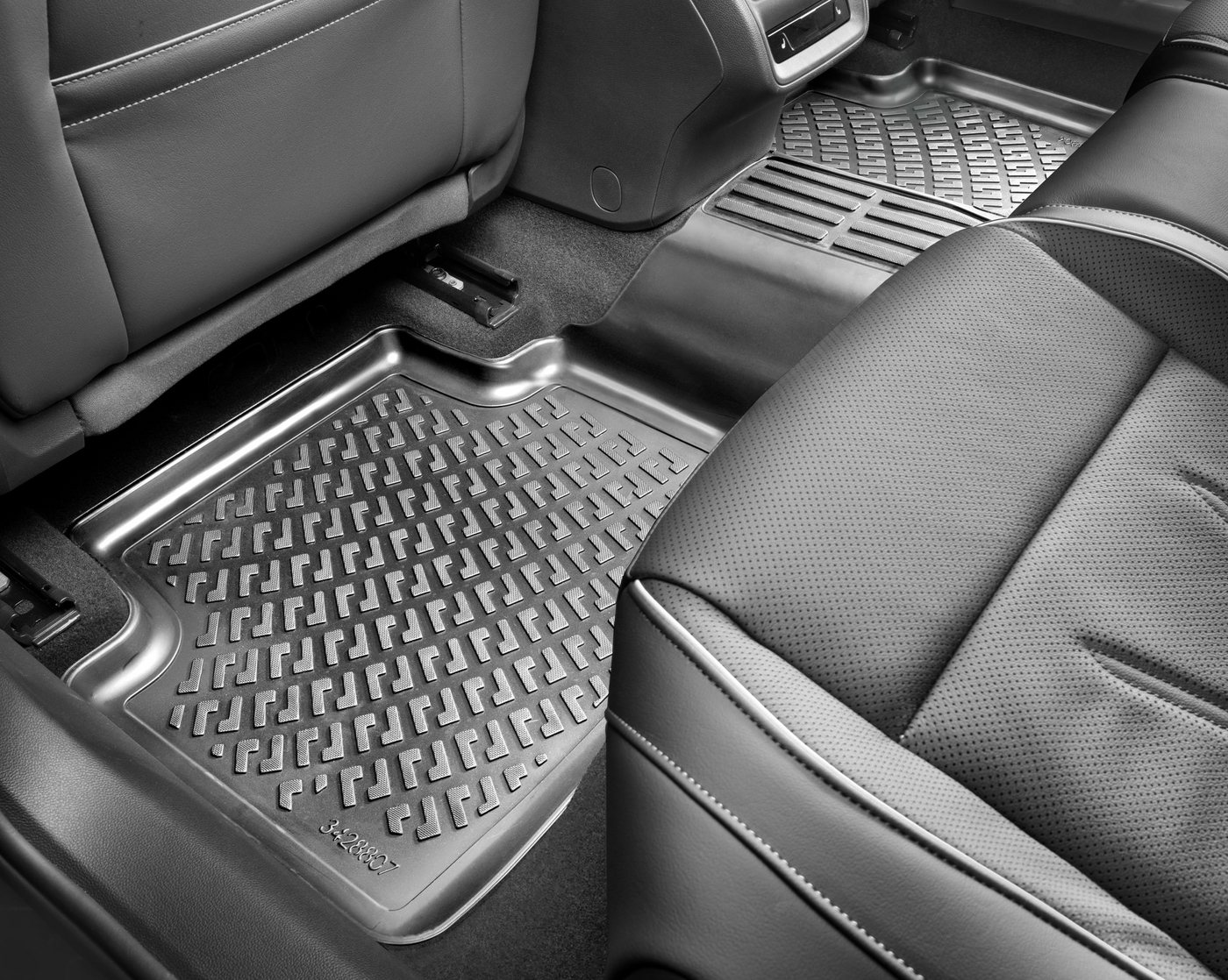 fussmattenprofi.com Auto-Fußmatten 3D Auto Gummimatten&Kofferraumwanne passend für Skoda Karoq 2017-2026 Bild 2