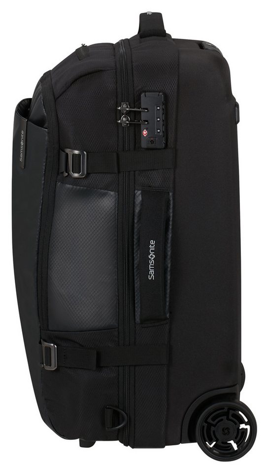 Samsonite Reisetasche ARMOX, 55 cm, Duffle mit Rollen TSA-Schloss Packgurte Trolley-Gestänge