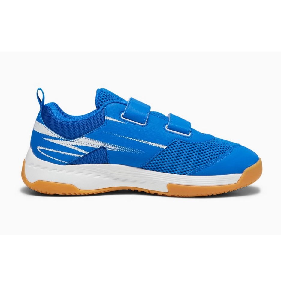 PUMA Hallen-Indoorschuhe Varion II V (Klettverschluss) royalblau/weiss Badmintonschuh