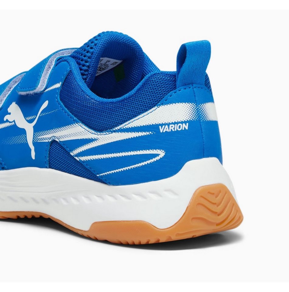 PUMA Hallen-Indoorschuhe Varion II V (Klettverschluss) royalblau/weiss Badmintonschuh Bild 4
