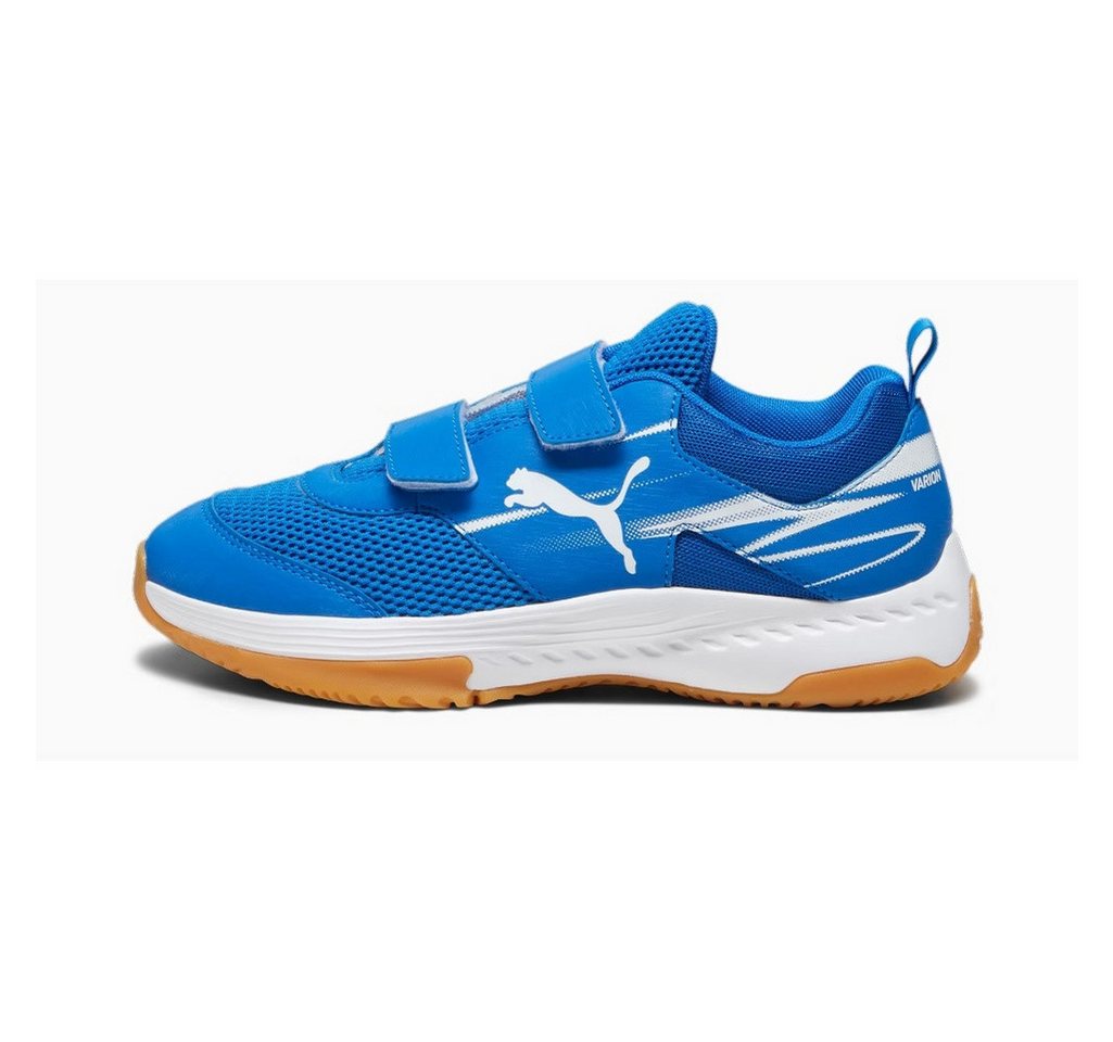 PUMA Hallen-Indoorschuhe Varion II V (Klettverschluss) royalblau/weiss Badmintonschuh Bild 5