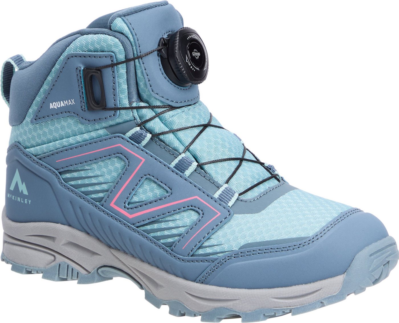 McKINLEY Ki.-Wander-Stiefel Tahsis MID AQX J BLUE AQUA/BLUE PETRO Trekkingschuh Bild 3