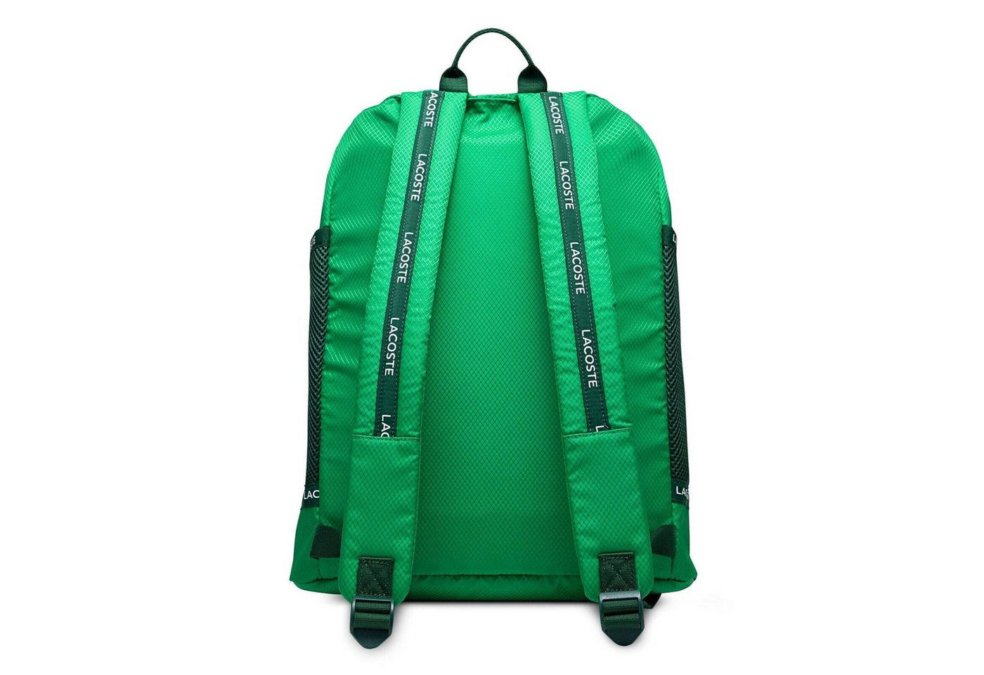 Lacoste Rucksack Lacoste Kids Rucksack grün aus recyceltem Material mit Krokodil-Patch Bild 4