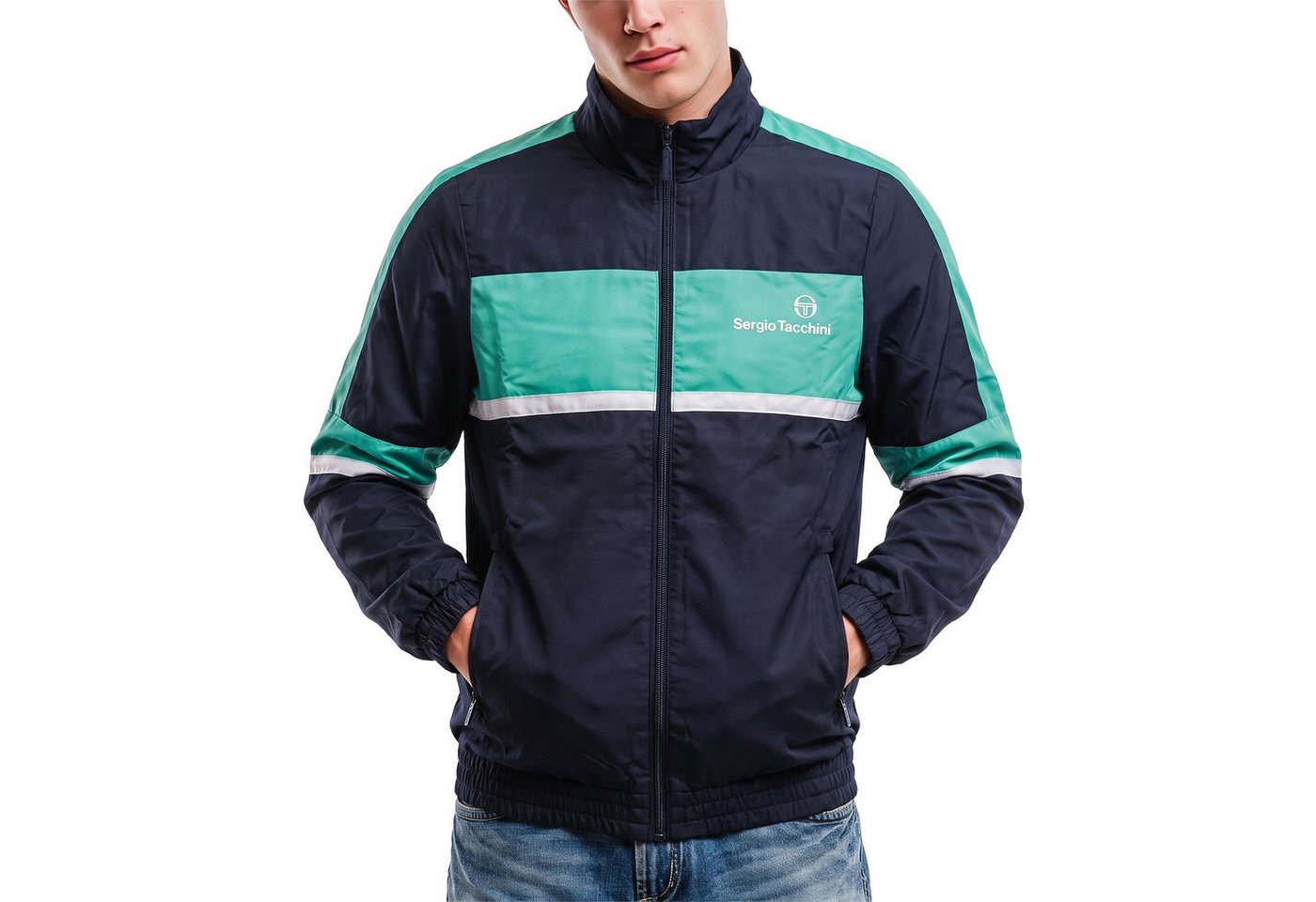 Sergio Tacchini Trainingsanzug Trainingsanzug Sergio Tacchini Nustrat (2-tlg., Jacke und Hose), Mit Kontrastdetails Bild 2