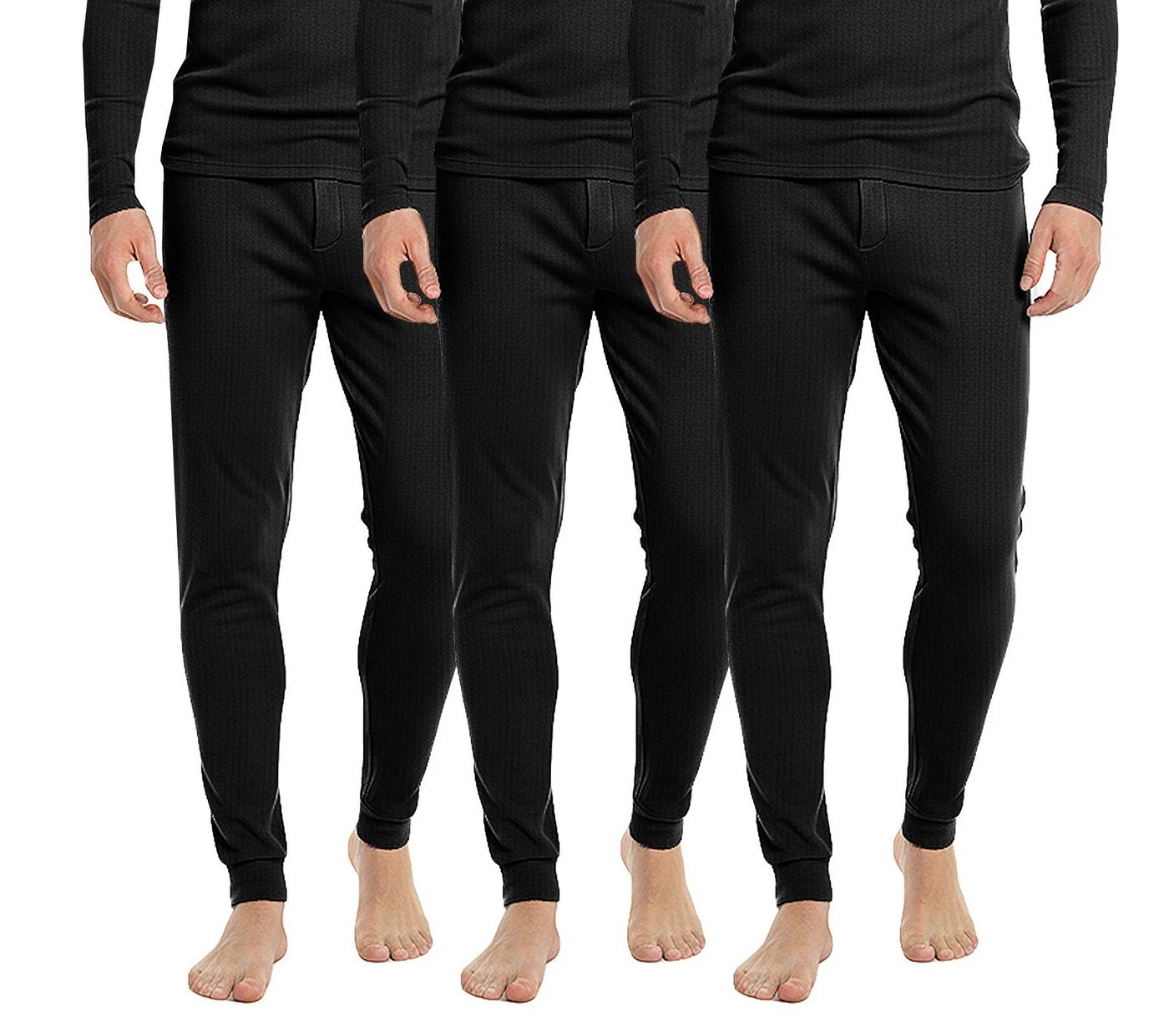 Rungassi Thermounterhose 3 x lange Herrenunterhose Thermo Langarm Hose HEAT BOOSTER 139 Farbe: