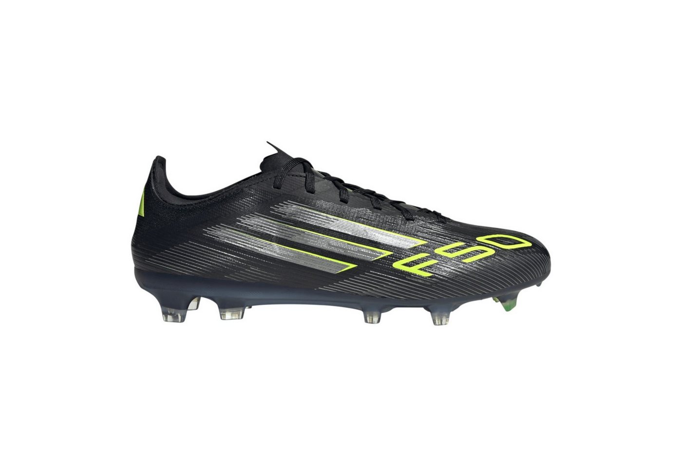 adidas Performance F50 Pro FG (für feste Böden) schwarz/silber/lime Herren Fußballschuh Bild 2