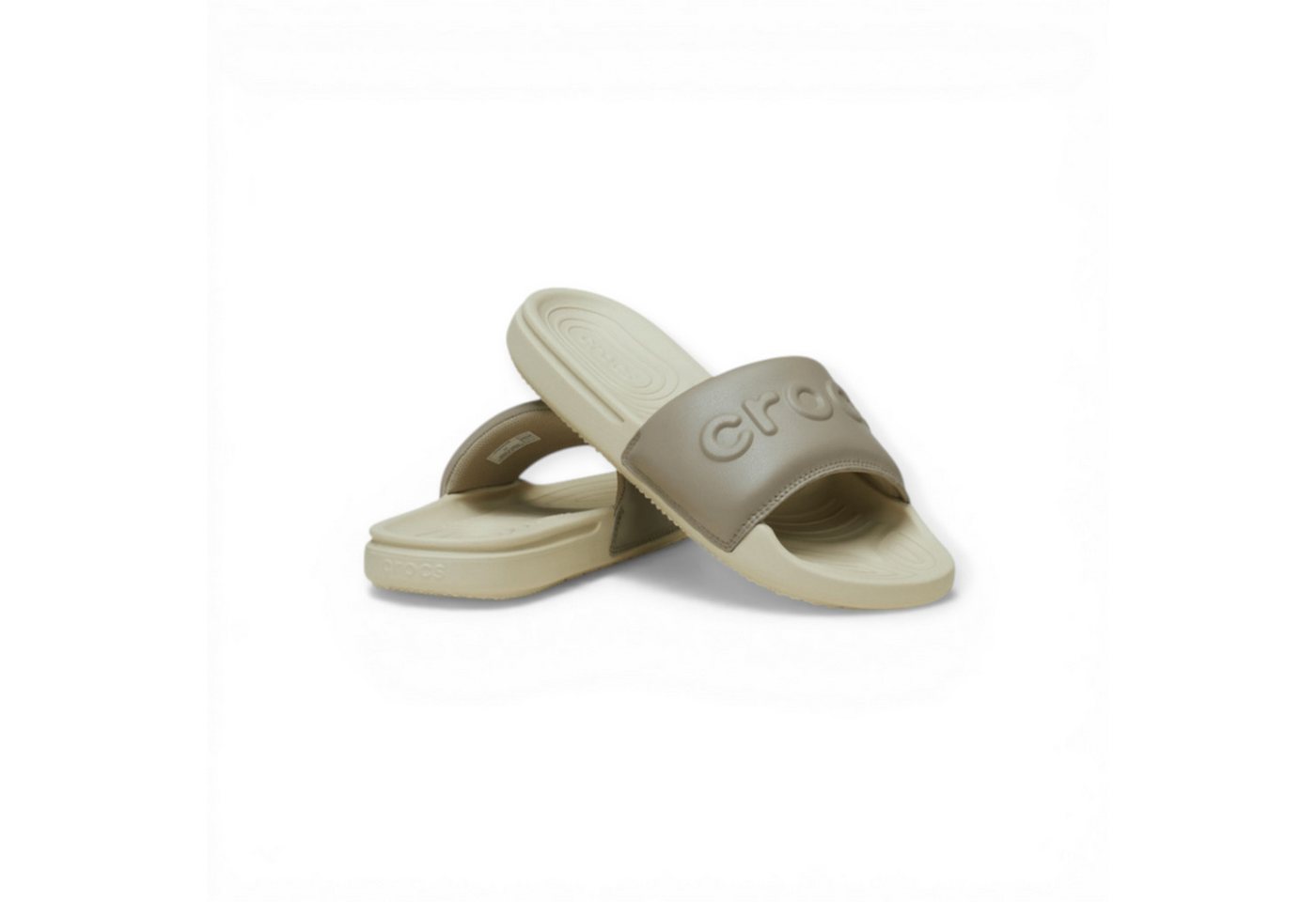 Crocs Sandale All Day Slide bone/taupe Damen Badeschuh