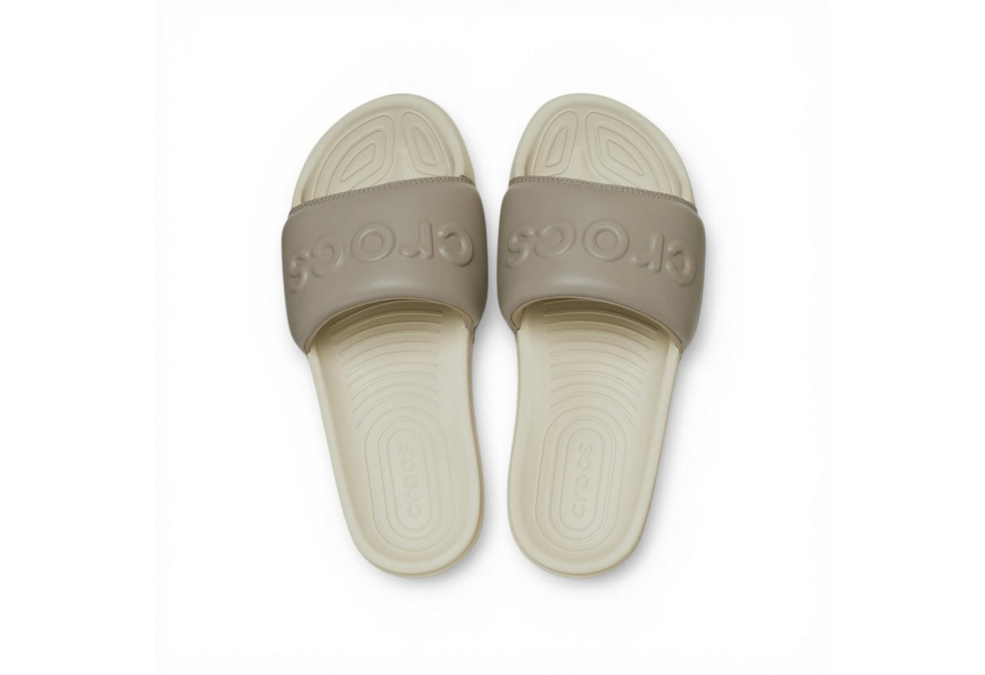 Crocs Sandale All Day Slide bone/taupe Damen Badeschuh Bild 4