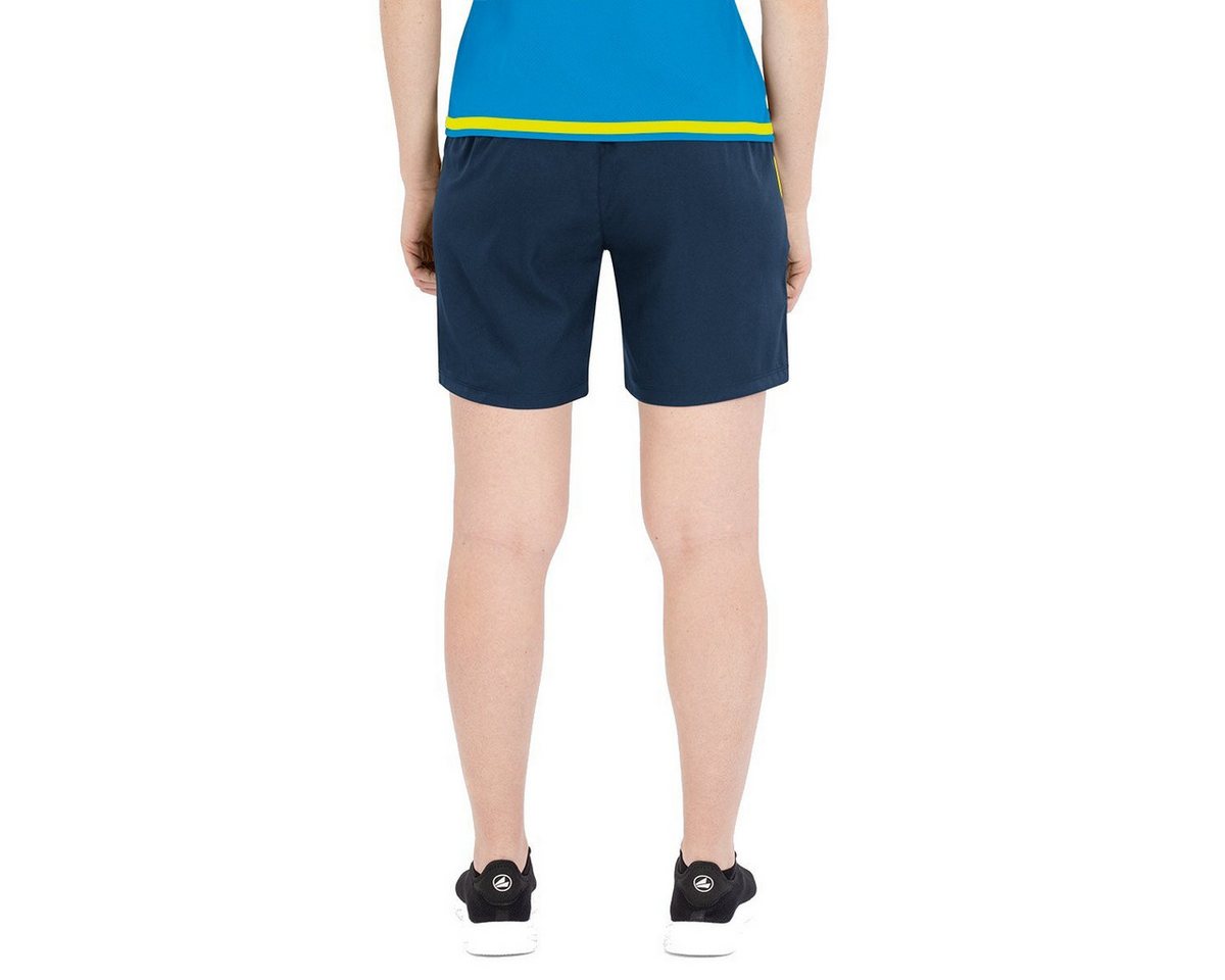 Jako Sporthose Short Competition 2.0 mit Reißverschluss kurz dunkelblau/neongelb Bild 5