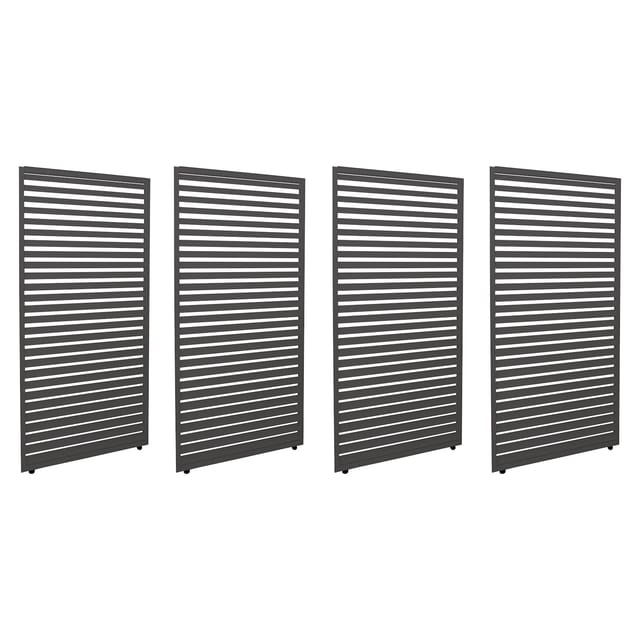 MCW Paneele Für Pergola L46 4er-Set Anthrazit