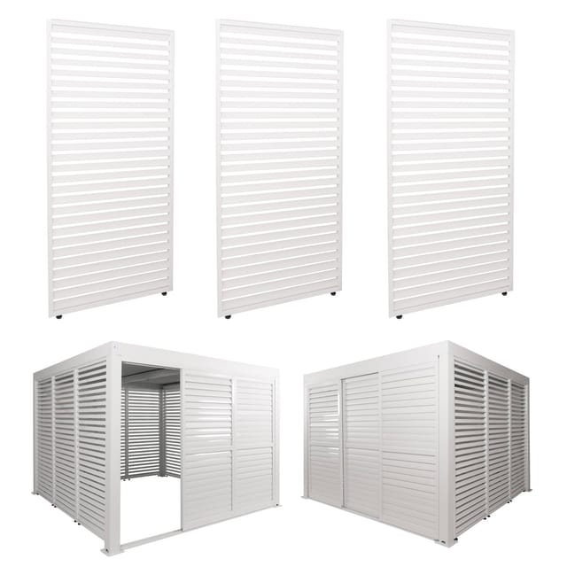 MCW Paneele Für Pergola L46 3er-Set Weiß