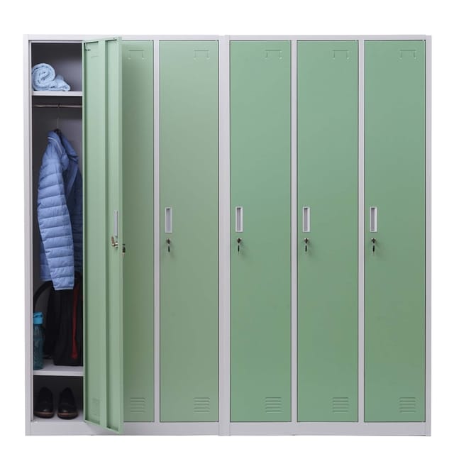 MCW Schließfach Boston T829 Grün 6 Fächer