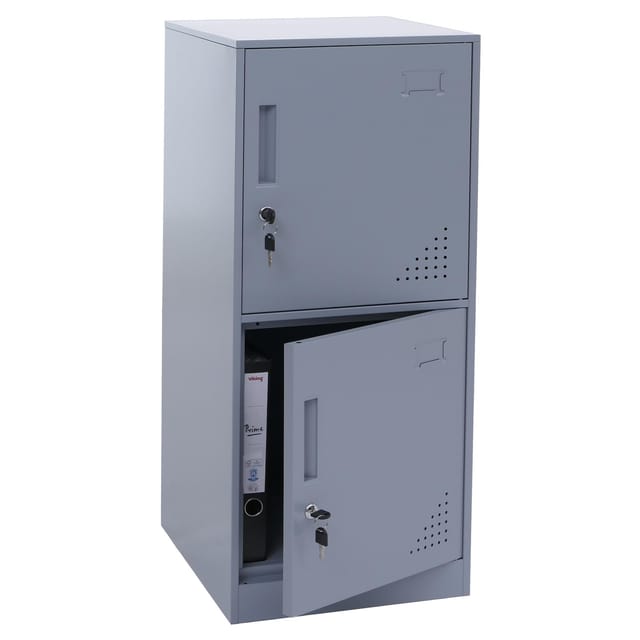 MCW Spind P63 Grau 2 Türen