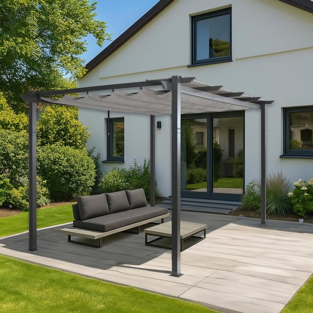 MCW Pergola N93 Grau 3x4m