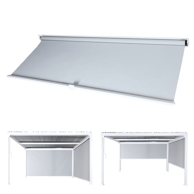 MCW Seitenwand Für Pergola L41 Weiß