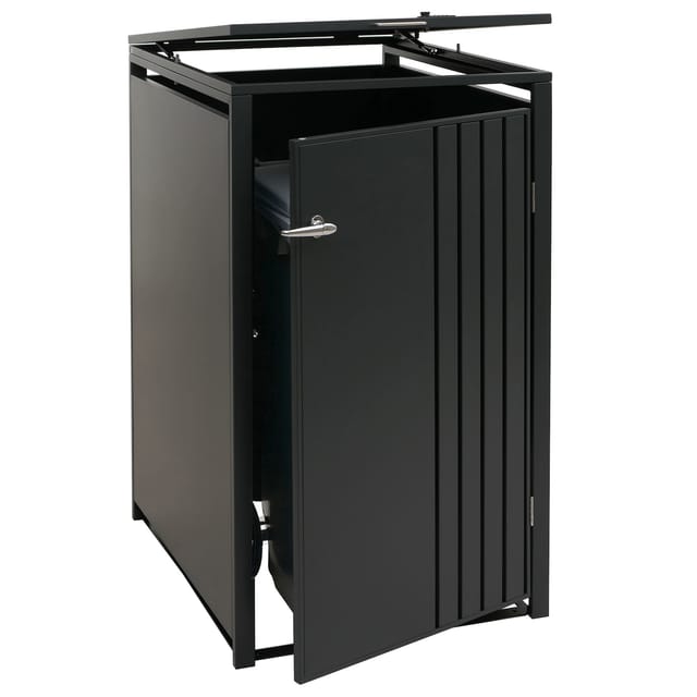 MCW 1er-Mülltonnenverkleidung O67 Anthrazit 122x68x84cm