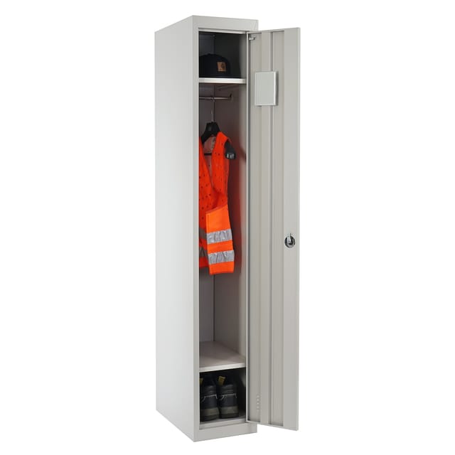 MCW Spind Boston T163 Metall Nach ASR A4.1 Grau
