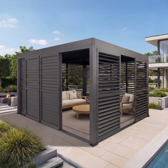MCW Pergola L46 Anthrazit 3x4m