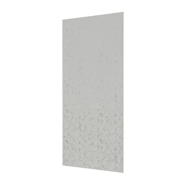 Duschparadies 100 x 210cm Duschrückwand Duschrückwände Wandverkleidung Premium Aluverbundplatte 3mm Fliesenersatz Zementgrau