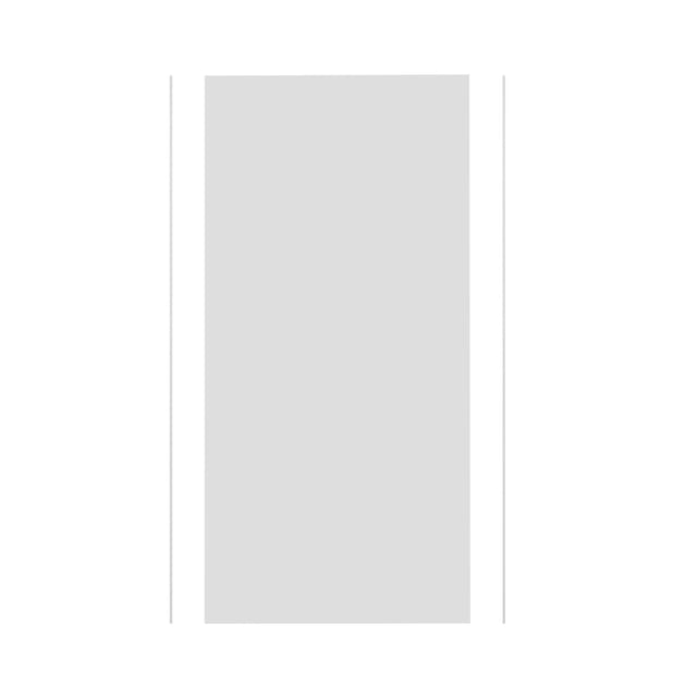 Duschparadies 90 x 210cm Duschrückwand Duschrückwände Wandverkleidung Premium Aluverbundplatte 3mm Fliesenersatz Matt Weiß