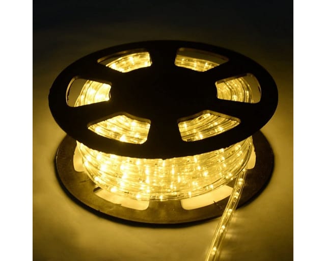 Costway Lichterschlauch Außen mit 360 Leds Warmweiß 10M