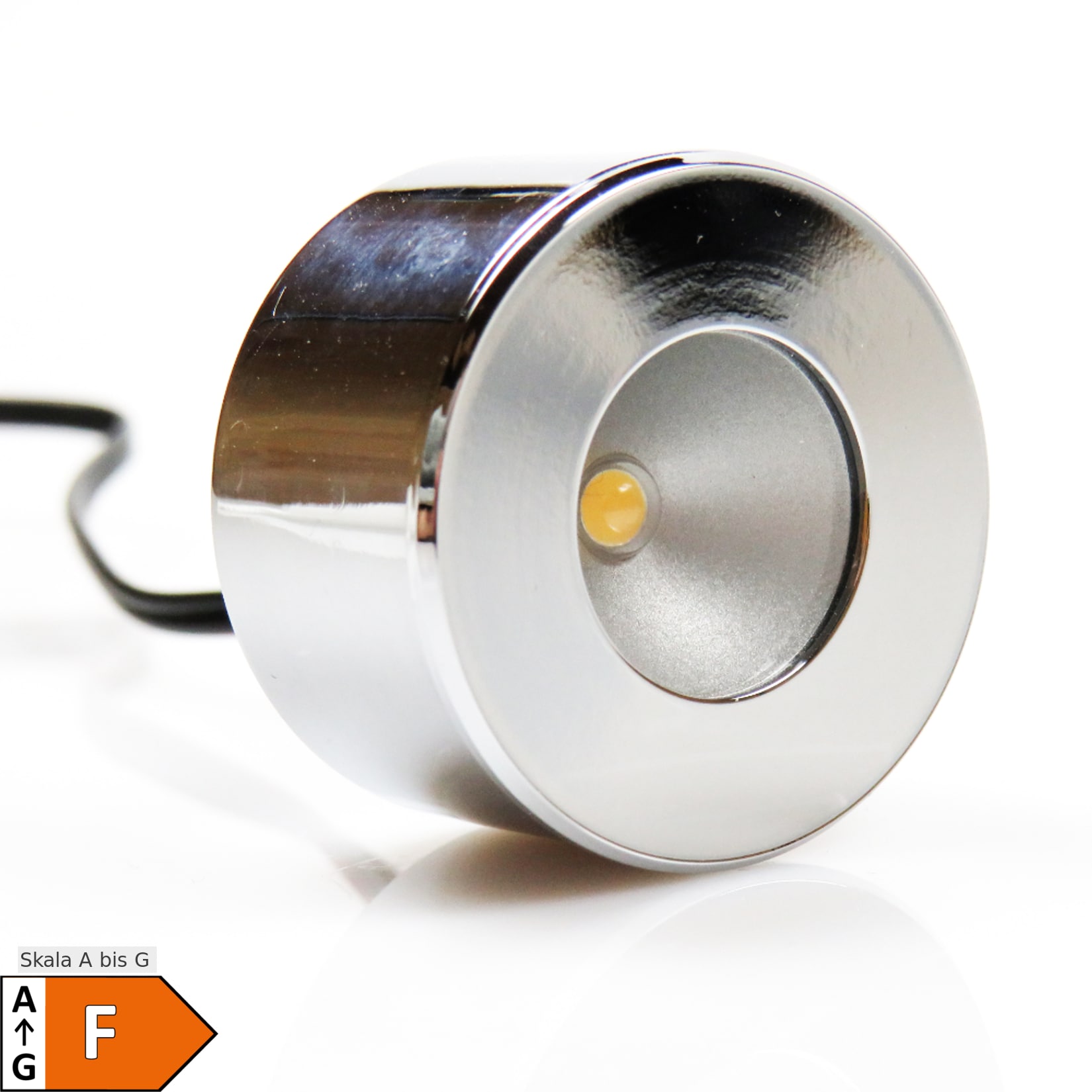 LED Unterbauleuchte, Mini-Star, chrom, warmweiss, 1er SET