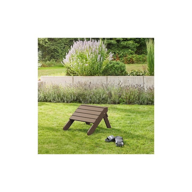HOME DELUXE Hocker FAREA – Schwarz - Braun