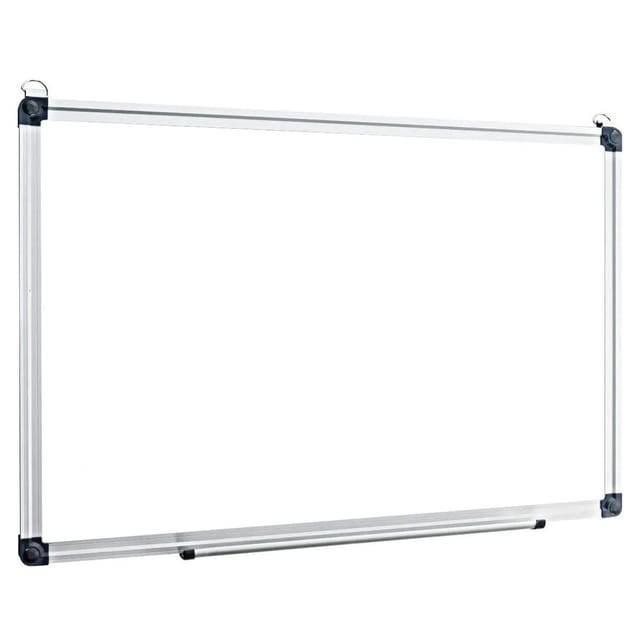 Costway Whiteboard Magnettafel Memoboard mit Alurahmen 50 x 35 cm
