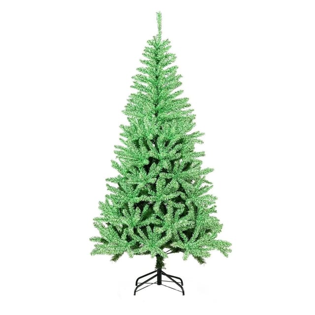 Costway Weihnachtsbaum mit 692 Zweigspitzen Grün 180 cm