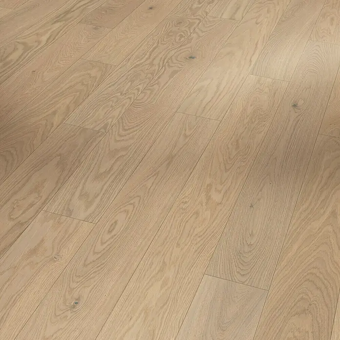 Parador Parkettmuster 3025 Living+ Eiche Cortese Weiß-Braun Lackiert Matt