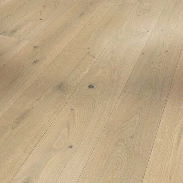 Parador Parkettmuster 3060 Living+ Eiche Soave Weiß Lackiert Matt